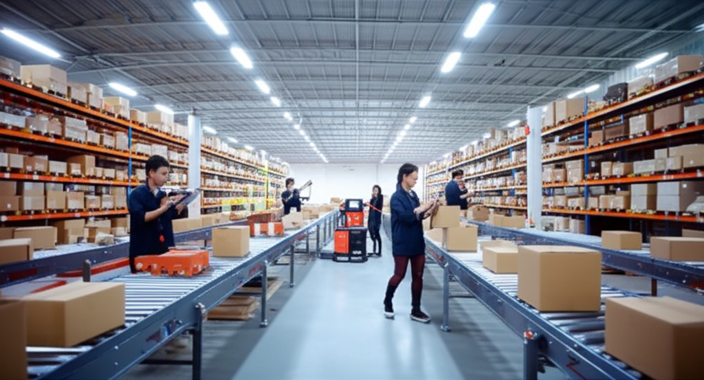 TechGadgets Online fulfillment center